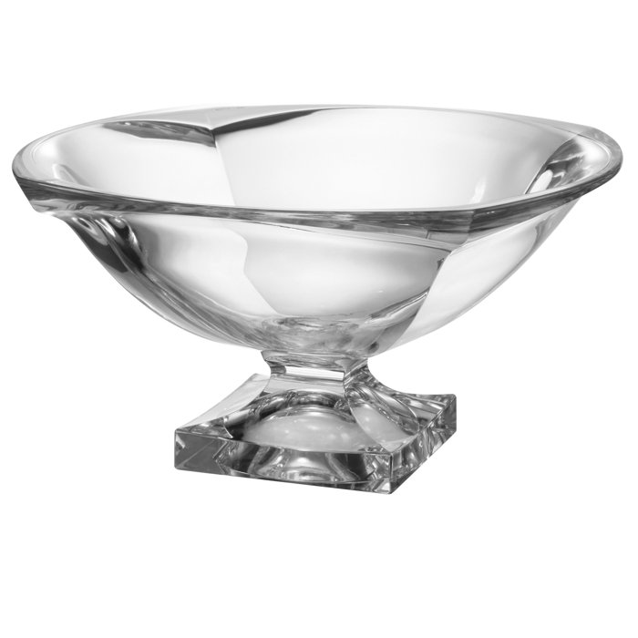 Majestic Crystal Footed Crystal Serving Bowl Wayfair Canada